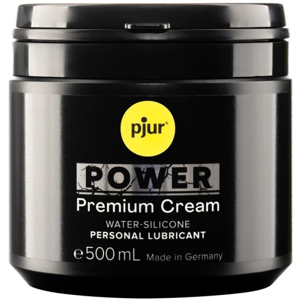 PJUR - LUBRIFIANT PERSONNEL POWER PREMIUM CRÈME 500 ML PJUR