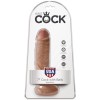 King Cock - Pene Realista Con Bolas 13,2 CM Caramelo