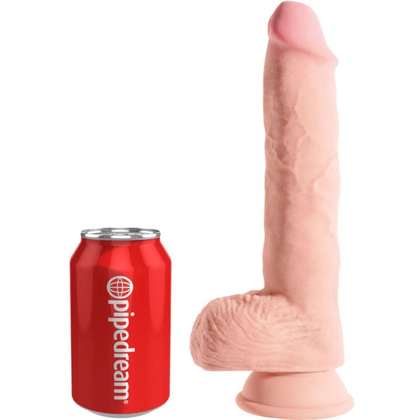 King Cock - Pene Realista Con Bolas 19,4 CM Luz