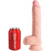 King Cock - Pene Realista Con Bolas 19,4 CM Luz