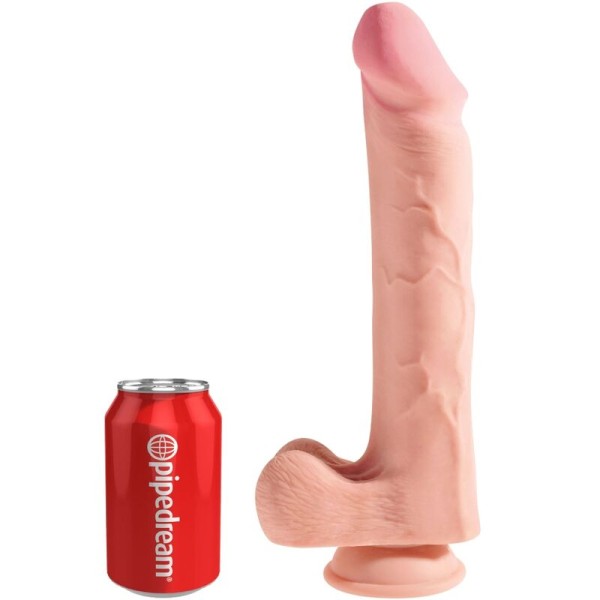 King Cock - Pene Realista Con Bolas 3D 24,8 CM Ligero