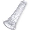 King Cock - Pénis Réaliste Clair 19.7 CM Transparent