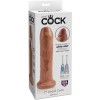 King Cock - Pénis Réaliste NON Coupé 17.8 CM Caramel