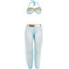 SUBBLIME - ENSEMBLE LINGERIE BLEU STYLE INDIEN S/M SUBBLIME SETS
