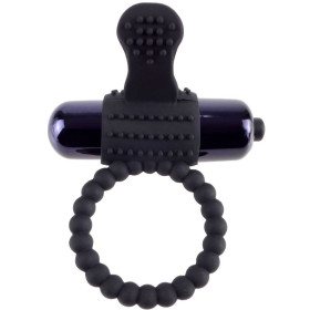 Anneau Vibrant Silicone Noir Fantasy C-Ringz - Qualité Premium, Livraison Discrète