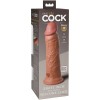 King Cock - Elite Gode Réaliste EN Silicone 20.3 CM Caramel