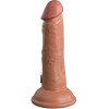 King Cock - Elite Gode Réaliste Vibrant & Silicone 15.2 CM Car...