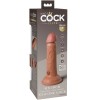 King Cock - Elite Gode Réaliste Vibrant & Silicone 15.2 CM Car...