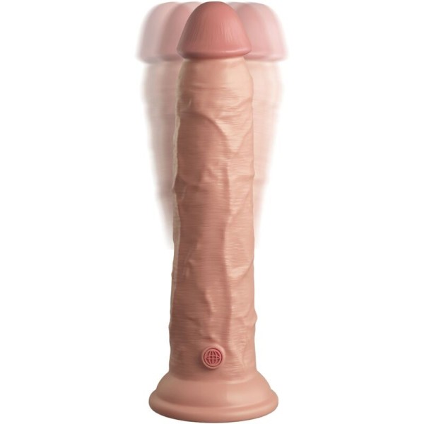 King Cock - Elite Vibrateur Gode Réaliste & Télécommande EN Si...
