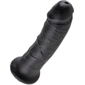 King Cock - 8 Consoladores Negros 20,3 CM - Pene Realista