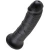 King Cock - 8 Consoladores Negros 20,3 CM - Pene Realista