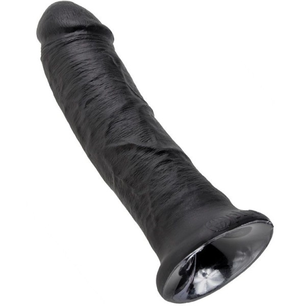 King Cock - 8 Consoladores Negros 20,3 CM - Pene Realista