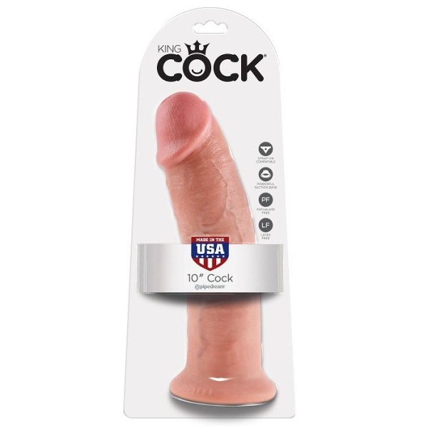 King Cock - 10 Consoladores Carne 25,4 CM - Pene Realista