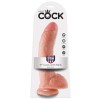 King Cock - Consolador 9 Carne Con Bolas 22,9 CM