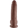 King Cock - 9 Gode Marron Avec Boules 22.9 CM