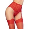 CHILIROSE - CR 4718 PORTE-JARRETELLES & BAS ROUGE L CHILIROSE ACCESORIES