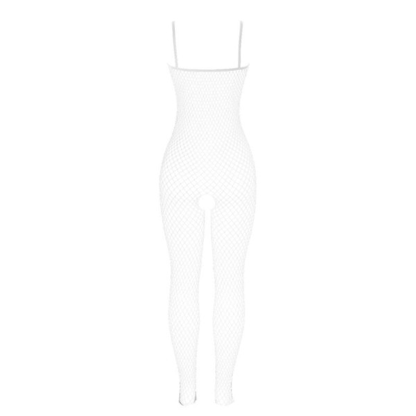 SUBBLIME - 951740 BODYSTOCKING RESILLE BLANCHE ENTREJAMBE AVEC NOEUDS TAILLE UNIQUE SUBBLIME BODYSTOCKINGS