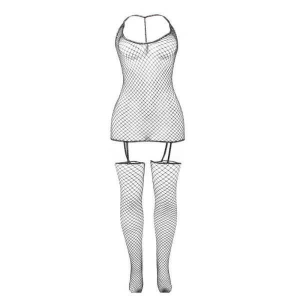 SUBBLIME - 951955 BODYSTOCKING RÉSEILLE BRILLANTE TAILLE UNIQUE SUBBLIME BODYSTOCKINGS