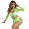 SUBBLIME - 952280 ROBE RÉSILLE ÉLASTIQUE MANCHES LONGUES VERT TAILLE UNIQUE SUBBLIME DRESSES