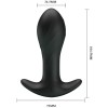 Pretty Love - Vibrador Anal Negro - Plugs Anales