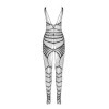 PASSION - BS 102 BODYSTOCKING BLANC TAILLE UNIQUE PASSION WOMAN BODYSTOCKINGS