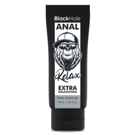 BLACK HOLE - GEL DILATADOR ANAL A BASE DE AGUA 70 ML BLACK HOLE