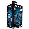 MR Play - Plug Anal Con Vibración Control Remoto Negro