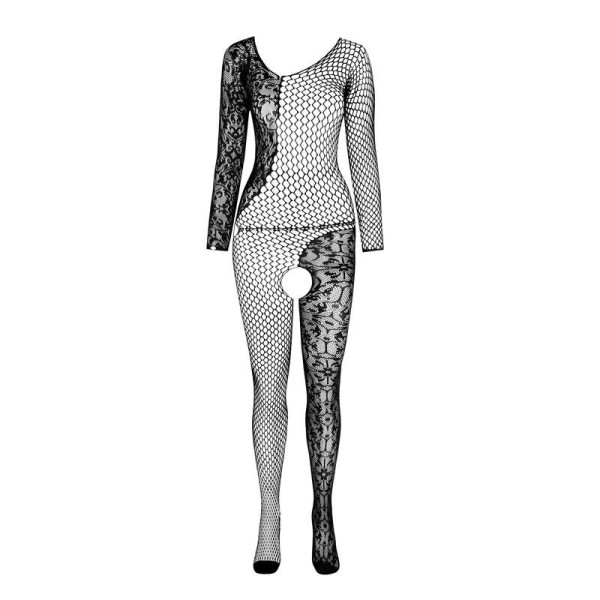 PASSION - BS 107 BODYSTOCKING PRETO TAMANHO ÚNICO PASSION WOMAN BODYSTOCKING