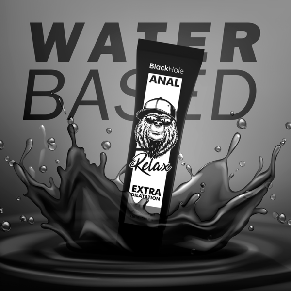 BLACK HOLE - GEL DILATADOR ANAL A BASE DE AGUA 150 ML BLACK HOLE