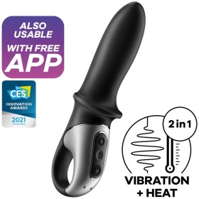 Satisfyer - Aplicación de vibrador anal HOT Passion Black
