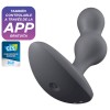 Satisfyer - Aplicación Deep Diver Plug Vibrador Gris