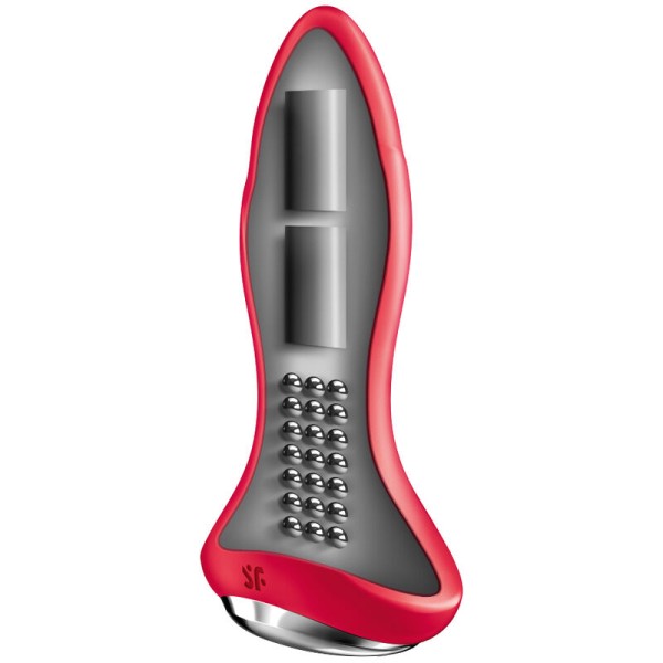 Satisfyer - Rotator Plug 1+ Aplicación Vibratoria Rojo
