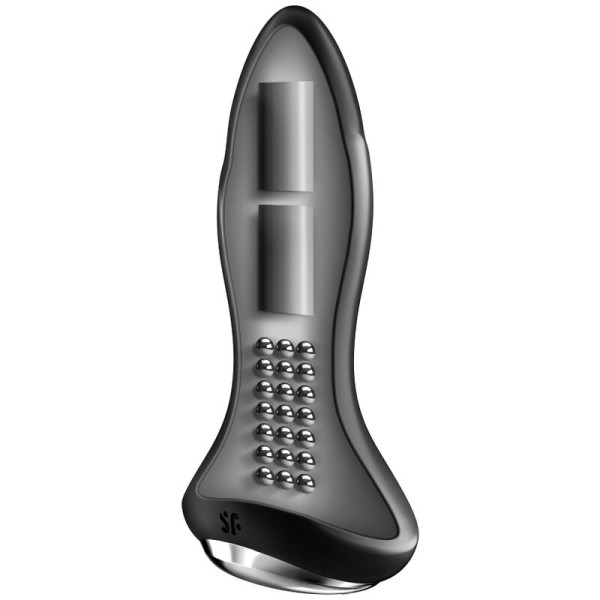 Satisfyer - Rotator Plug 1+ Aplicación Vibratoria Negro