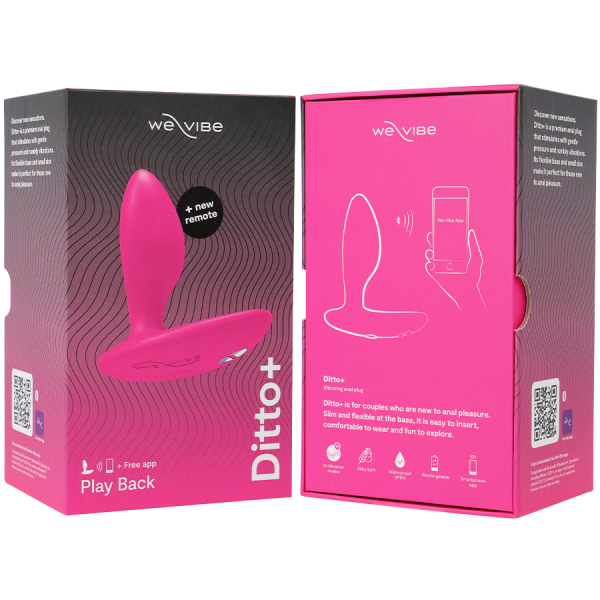 Ditto+ We-Vibe - Plug Anal Rose Pas Cher | Livraison Discrète