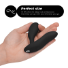 WE-VIBE Ditto+ Plug Noir - Vibrateur Anal Pas Cher - Livraison Discrète