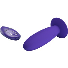 Pretty Love - Vibrador Anal Juvenil Plug Controle Remoto Roxo
