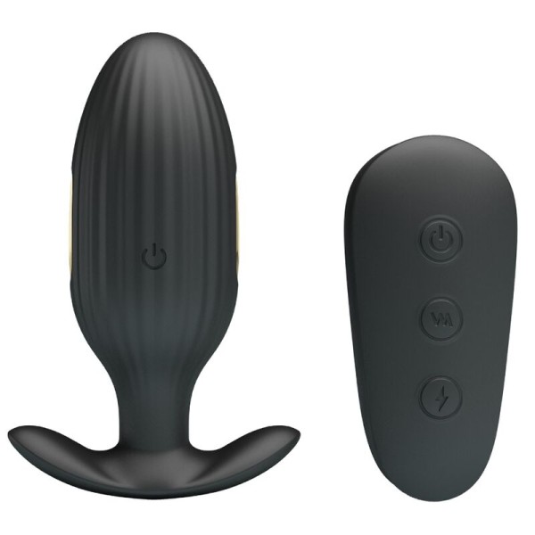 Pretty Love - Kelly Plug Vibrador Anal Recargable Negro
