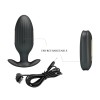 Pretty Love - Vibrateur Anal Rechargeable Kelly Plug Noir