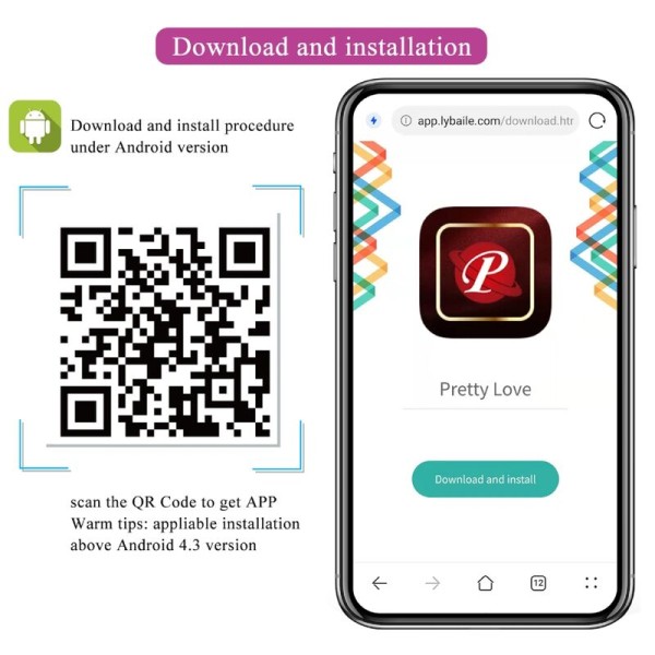 Pretty Love - Plug Anal Contrôlé PAR Application Jefferson Violet