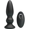 MR Play - Potente Plug Anal Vibrador Control Remoto Negro