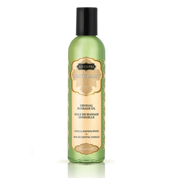 KAMASUTRA - HUILE DE MASSAGE VANILLE AU BOIS DE SANTAL 236ML KAMASUTRA  COSMETICS