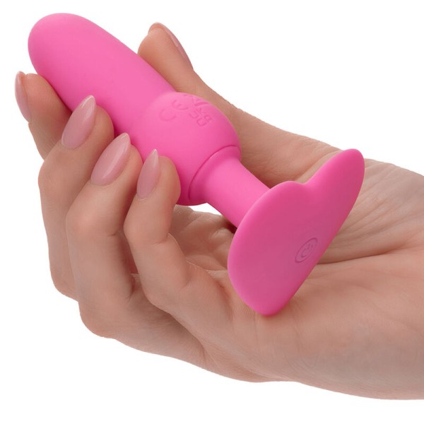 Calexotics - First Time Sonde Anal Plug Perlée 10 Vibrations Rose