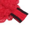 SUBBLIME - 953904 CHEMISIER DE NUIT EN SOIE ET DENTELLE + CULOTTE ROUGE L/XL SUBBLIME SETS