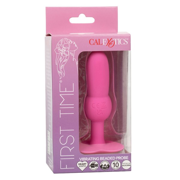 Calexotics - Sonda Plug Anal con Cuentas Primera Vez 10 Vibracion