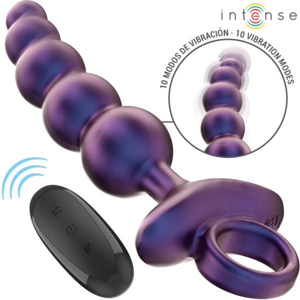 Intenso - Tito Plug Anal Vibrador Modelo 3 Control Remoto