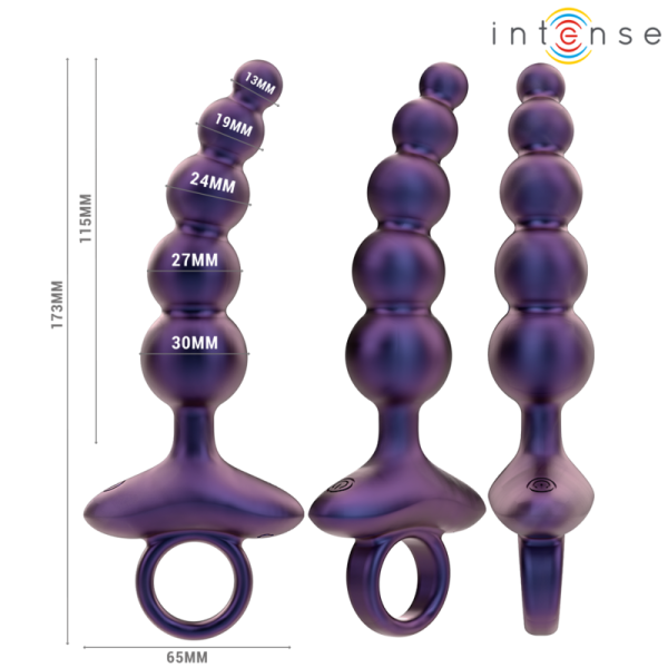 Intenso - Tito Plug Anal Vibrador Modelo 3 Control Remoto