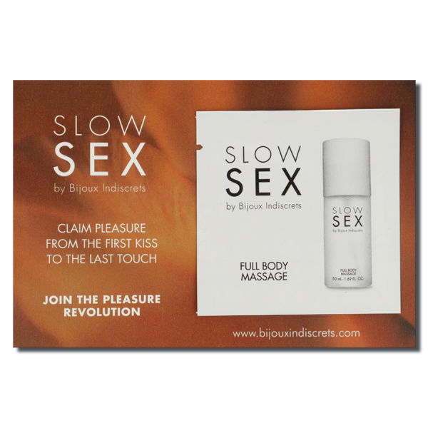 BIJOUX - SLOW SEX MASSAGE COMPLET DU CORPS GEL DE MASSAGE 2 ML BIJOUX SLOW SEX