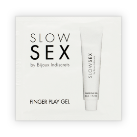 BIJOUX - GEL DE MASSAGE SEXE LENT AVEC JEU DE DOIGTS MONODOSE BIJOUX SLOW SEX