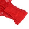 SUBBLIME - 953973 BODY SEXY A VOLANTS + CEINTURE ROUGE S/M SUBBLIME BODIES