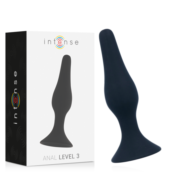 Intenso - Anal Nivel 3 12.5cm Negro – Plugs anales